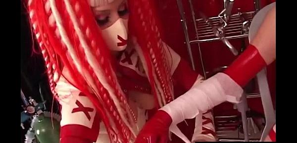  Latex Babe Rubber Doll Abuses Succubus With Dental Sex Tools